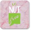 Hippowarehouse Nut Free printed coaster gloss finish durable backing 9cm x 9cm 2 pack