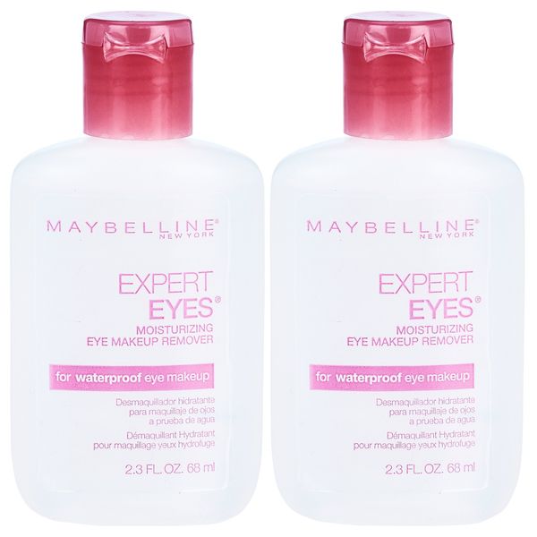 Moisturizing Waterproof Mascara Remover Gentle Eye Makeup Cleanser 2 Count