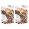 HAMILO Hamster Automatic Feeder, Bait, Cage, Breeding, Chinchilla, Set of 2