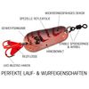 Wild Devil Baits Blinker Predatory Fish Bait Spoon Spoon Spoons Artificial Bait (22 g, Red Devil)