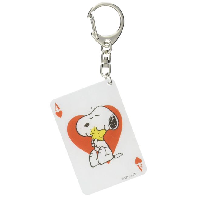 Snoopy Snoopy Key Chain Playing Cards Heart Peanuts