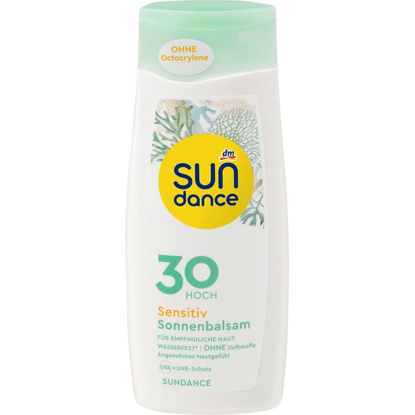 SUNDANCE Sonnenschutz Sonnenbalsam Sonnenmilch sensitiv für empfindliche Haut, LSF 30 HOCH, 3er-Pack (3 x 200 ml), 600 ml