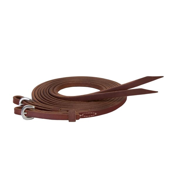 Weaver Leather Stacy Westfall ProTack Oiled Split Rein, 1/2-Inch x 8-Feet, Brown