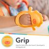 Nuby Silicone Wrist Teething Mitten - Teether Ring - 3+ Months - Lion