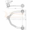 For Mercury Cougar & Ford Thunderbird 4PCS Front Lower Ball Joints Control Arms