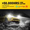 LED 9007 H5 Headlight Conversion Kit High Low Beam Light Bulb 6000K Waterproof 2