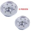 4″ Heavy Duty Sheave Pulley 200LBS Load 6 Solid Rivets 3/8″ Bore 1/4" Cable DIA