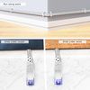 Maximm Cat 6 Ethernet Cable, 12 ft, 2 Pack Easy-Hide Flat Super-Durable Black and White Braided Network LAN Internet Cable/Cord