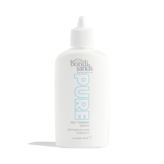 Bondi Sands PURE Self-Tanning Drops | Hydrating, Concentrated Formula Gives a Buildable, Customisable Glow, Enriched with Hyaluronic Acid and Vitamins C + E, Vegan + Cruelty Free | 40 mL/1.35 Oz