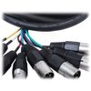 XLR Snake Cable Patch (10ft X 8 Channels) by FAT TOAD | Studio Stage, Live Sound