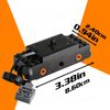 Habow Technic 88002 Power Function Train Motor Set (2-Pack) Compatible with Lego Motor MOC Technic Parts