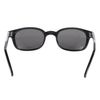 Pacific Coast Original KD's Biker Sunglasses (Black Frame/Smoke Lens) Parallel import goods