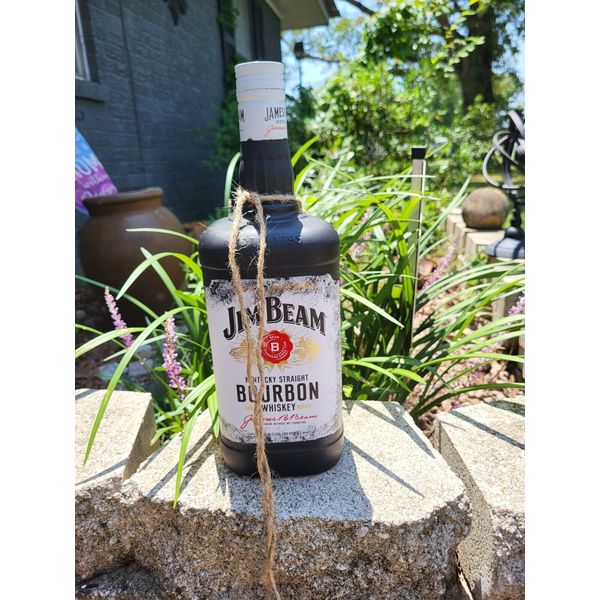 Refurfished Jim Bean Bourbon Liquor Bottle Fly Trap-No Gross Scenery