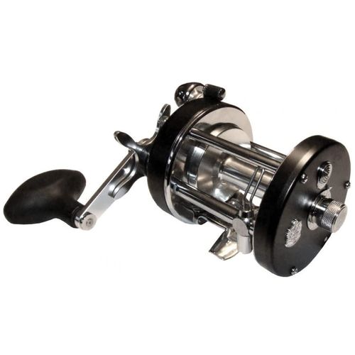 Abu Garcia Ambassadeur Seven, Fishing Reel, Round Baitcast Reels, Conventional Fishing, Unisex, Black, 7000 | Right Hand