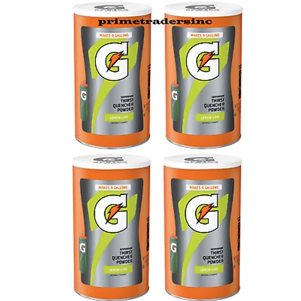 4 Pack - Gatorade Thirst Quencher Powder, Lemon-Lime 76.5 oz.