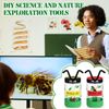 Tioncy 24 Pcs Plastic Bug Jar Craft Kit Bug Collection Kit Plastic Viewer for Science Nature Exploration Collecting