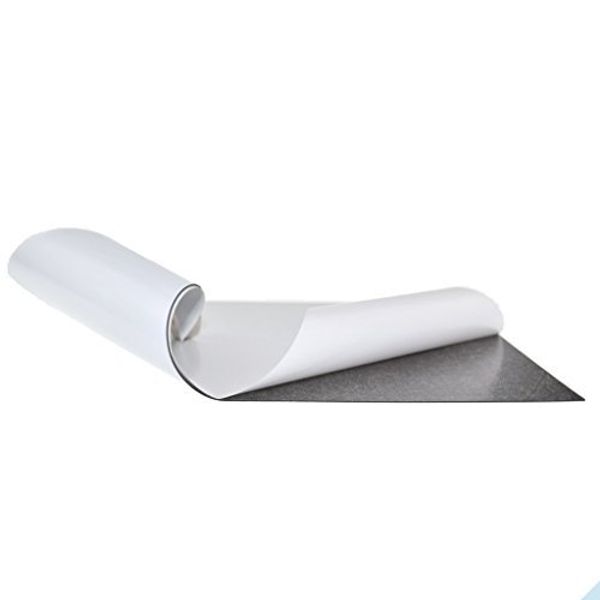 !Auswahlangebot! Neu! Eisenfolie Ferrofolie selbstklebend verschiedene Sorten & Größen ! (Selbstklebend Weiß Matt, 62cm x 0.75mm x cm)