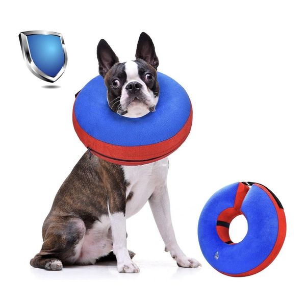 Dog Cone Alternative After Surgery, Inflatable Recovery Collar for Dogs & Cats