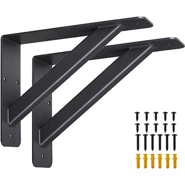 2Pcs Countertop Support Brackets 6"X 8" Heavy Duty Shelf Brackets,Corbels for Co