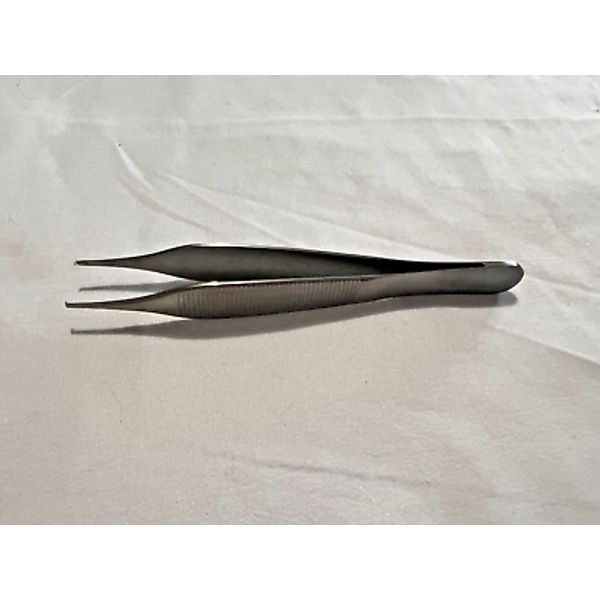 V. Mueller NL1400 Adson Dressing Forceps 1x2 Teeth 4-3/4" Length