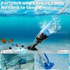 Powered Handheld Pool Vacuum Cordless Pool and Spa Vacuum Rechargeable Vacuum
