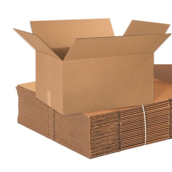 AVIDITI Shipping Boxes Large 24"L x 16"W x 12"H, 10-Pack | Corrugated Cardboard Box for Packing, Moving and Storage