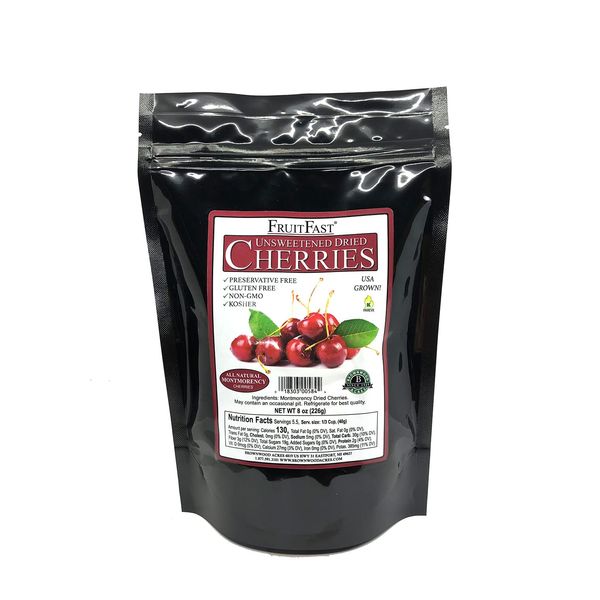 Brownwood Acres Unsweetened Dried Cherries by | Non-GMO, Gluten Free, Kosher Certified All Natural Healthy Snack Alternative - No Added Sugars (12 Pound)