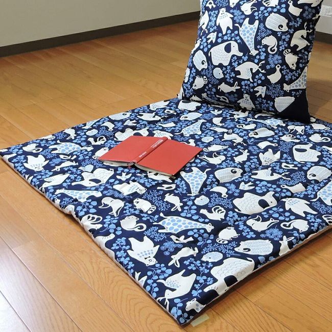 Sleeping Princess Kotatsu Footbed Futon Animal Square 100 x 100% Cotton 100% Nap Rug Made in Japan