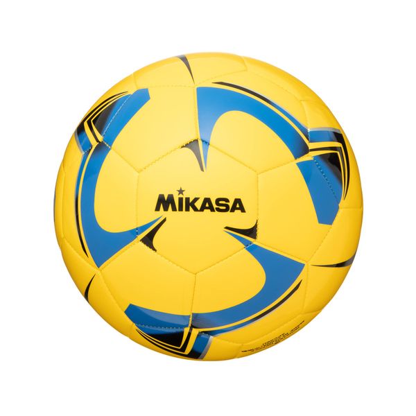 Mikasa Soccer Ball No. 5 F5TPV-Y-BLBK (Junior High School Students and Older, General) Yellow, Recommended Inner Pressure: 0.4 - 0.6 kgf/cm), F5TPV-Y-BLBK