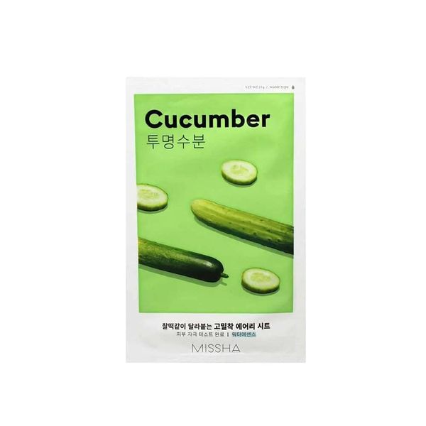 MISSHA Airy Fit Sheet Mask (Cucumber), 19 ml
