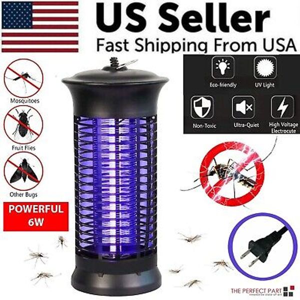 Electric Fly Gnat Killer Lamp Pests Fly Insect Trap Mosquito Bug Zapper 4,000V