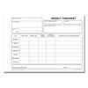 Cherry | NCR | Weekly Timesheet | Duplicate Book | SL (Small and Light) | A5 | 40 Sets
