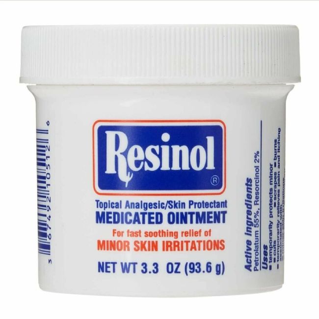 Resinol Medicated Ointment Minor Skin Irritation Fast Relief Soothing 3.3 oz