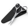 Suvorna 4.5" Beard scissors for men, Moustache scissors for men, hairdressing scissors, beard trimming scissors, grooming scissors, barber scissors, facial and nose hair scissors, hair cutting scissor