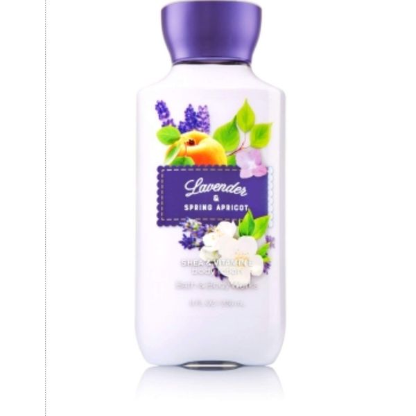 Bath and Body Works Lavender Spring Apricot Foaming Sugar Scrub 8 Ounce Full Size