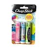 (1) Pack of 3 Count ChapStick Vacation Getaway Collection Lip Balm (Flavors Include Cotton Candy, Snow Cone and Limeade)