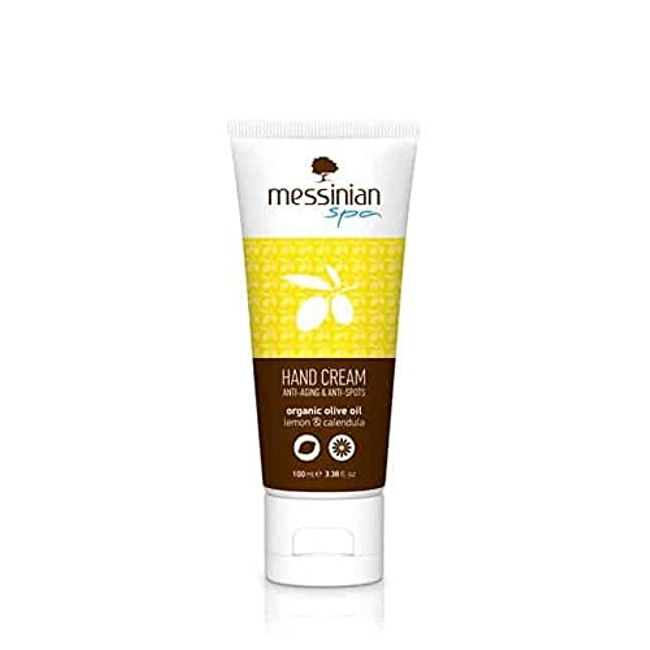 Messinian Spa - Hand Cream - Lemon & Calendula - 100 millilitres - Hydrates & Smooths - Made From Natural Ingredients - Suitable For All Skin Types