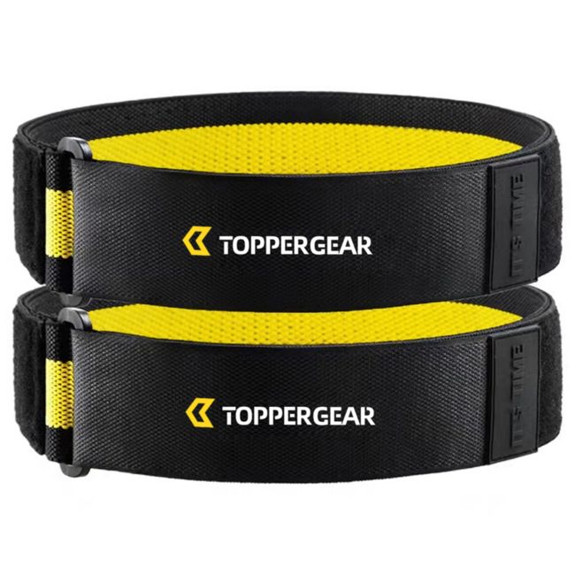 TOPPERGEAR Occlusion Training Band, Compression Band, Genuine Product (M Size, For Arms, Yellow)