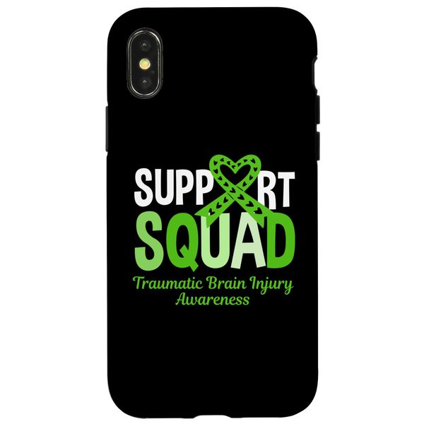 iPhone X/XS Support Squad Traumatic Brain Injury Awareness Case