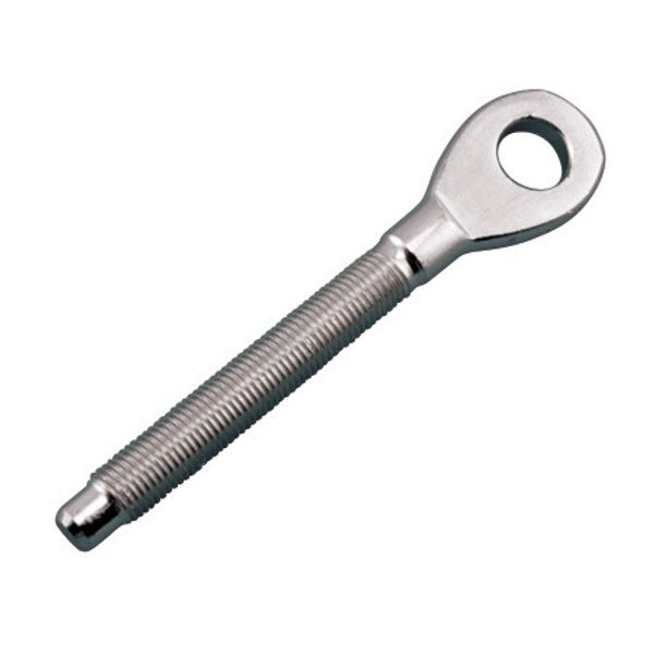 STAINLESS THREADED EYE END UNF RIGHT HAND 1/4" (S0318-0007)