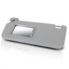 Grey Left Driver Side Sun Visor Without Vanity Light Compatible with 06-12 Toyota Rav4