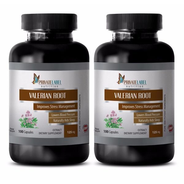 Good For Sleep - VALERIAN ROOT EXTRACT 125mg - Improving The Nervous System 2B
