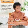 Meal Apron Integrated Table Cloth Waterproof Long Sleeve Long Lasting (Blue)