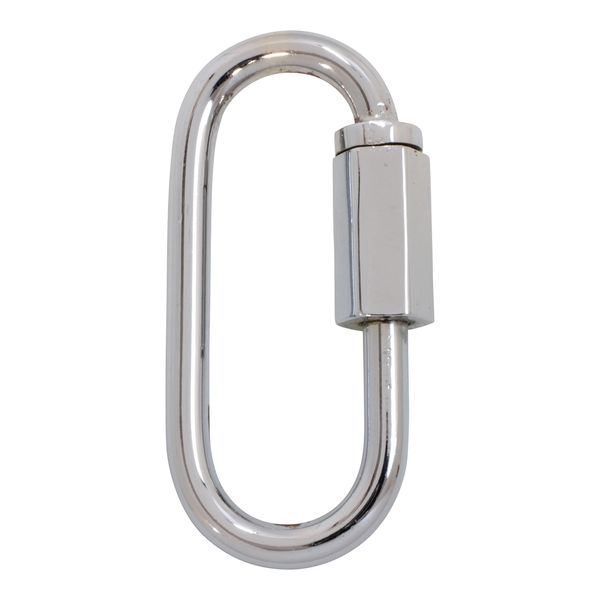RCH Hardware QL-BR01-50 Brass Quicklink, 7 Gauge, Polished Chrome (2 Pack)