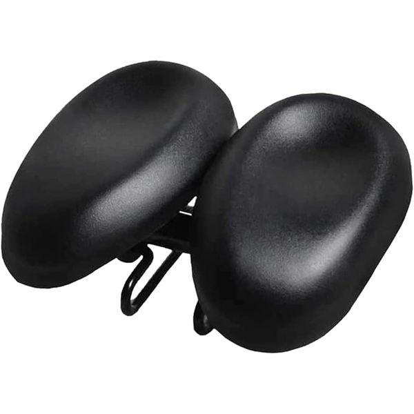 Tokiudeeir New Noseless Bicycle Seat Comfortable Bicycle Seat for Men Women Ergonomic Soft Double Pad Saddle Cushion