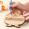 Personalization Universe Halloween Personalized Wooden Paintable Toy