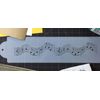 Designer Stencils C128T Musical Notes Cake Stencil, Beige/Semi-Transparent, 12"