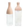 Hario Cold Brew Tea Bottles Smoky Pink 1200ml and 800ml For Home and to Go