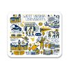 Mouse Pad, Fabric, West Virginia University Standard/Spirit