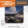 2 x MDF Glossy Top Coasters Square - Alien Planet Surface 14184